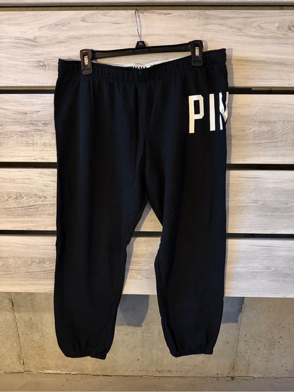 Victoria's Secret PINK Black Logo Sweatshirt
